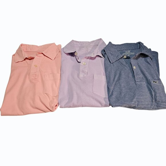 Vinyard Vines Mens Classic Fit Pima Cotton Polo Shirt Lot XS - Picture 1 of 12